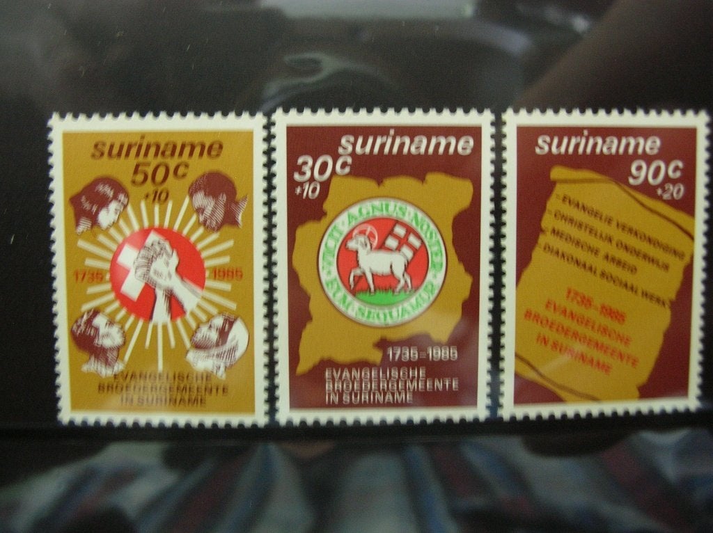 Suriname 1985 Evangelische broeder gemeente, Verzenden, Postfris