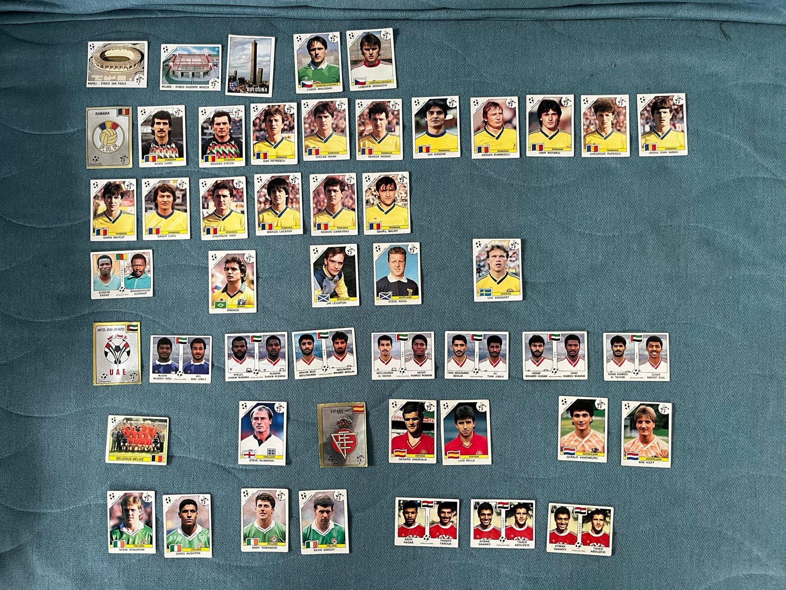 Panini Italia '90 WK Voetbal Stickers, Verzamelen, Ophalen of Verzenden, Gebruikt, Overige sporten, Spelerskaart
