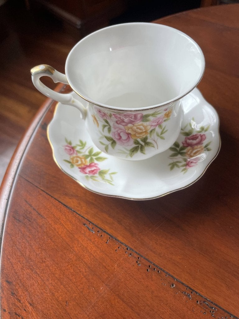 3x Royal Ascot kop en schotels fine bone china porselein, Ophalen of Verzenden