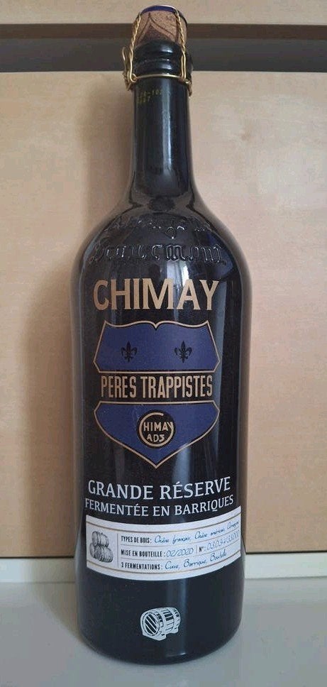 Chimay Grande Réserve Fermentee En Barriques - Nr. 3034, Ophalen of Verzenden, Nieuw, Flesje(s), Overige merken
