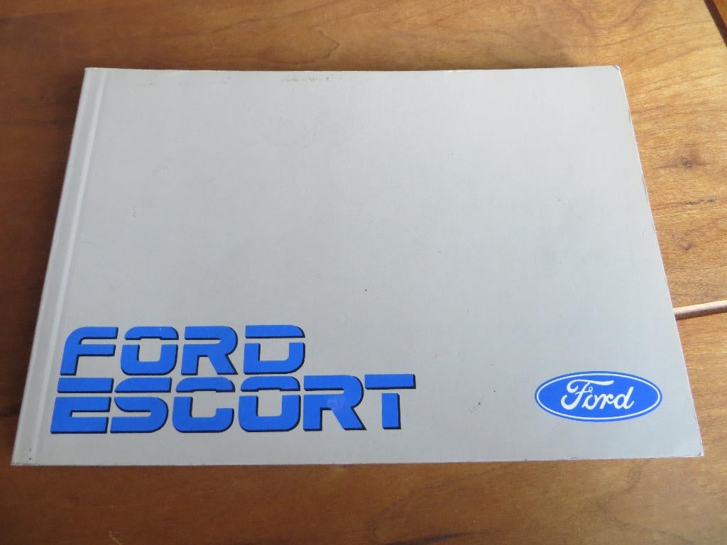 Instructieboek Ford Escort, Escort cabrio, Escort VAN 1988, Ophalen of Verzenden
