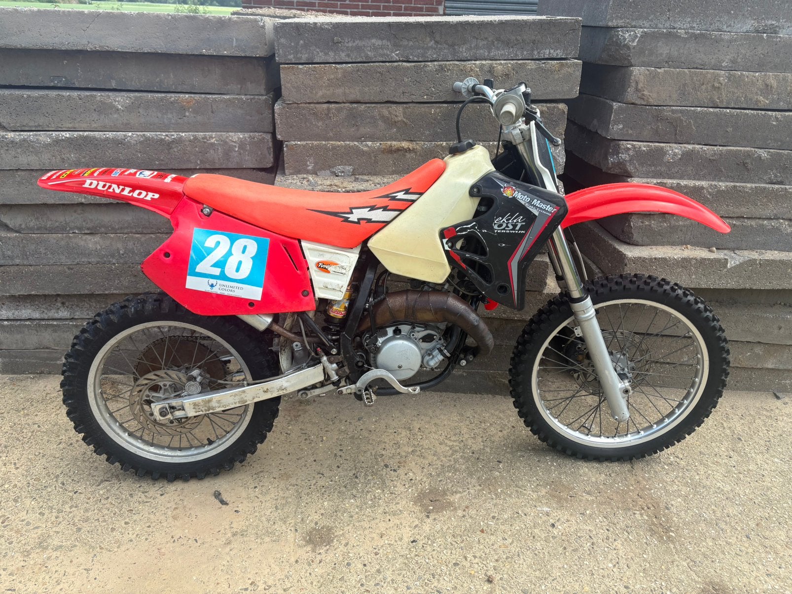 Honda hm 50 crossbrommer, Ophalen, Gebruikt, Uitlaat