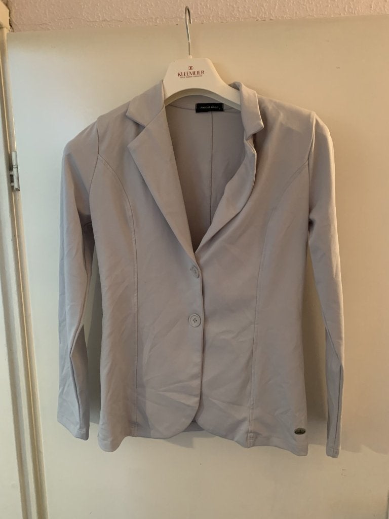 Grije blazer van Angelle Milan. Maat S., Kleding | Dames, Jasjes, Kostuums en Pakken, Angelle Milan, Ophalen of Verzenden, Zo goed als nieuw