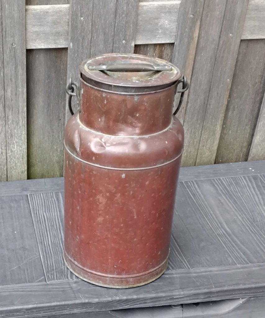 Vintage koperen melkbus, Tuin en Terras, Ophalen of Verzenden, Gebruikt