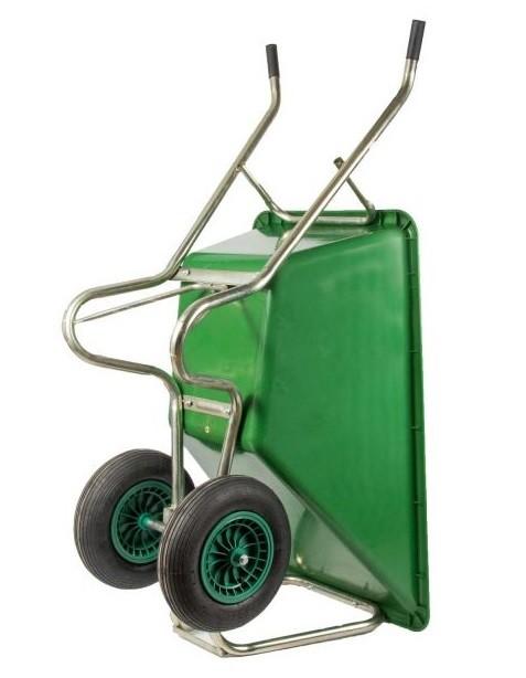 Kruiwagen 160 liter 2 wielen (gegalvaniseerd frame) GRATIS V, Tuin en Terras, Kruiwagens, ., Nieuw, Ophalen of Verzenden, .
