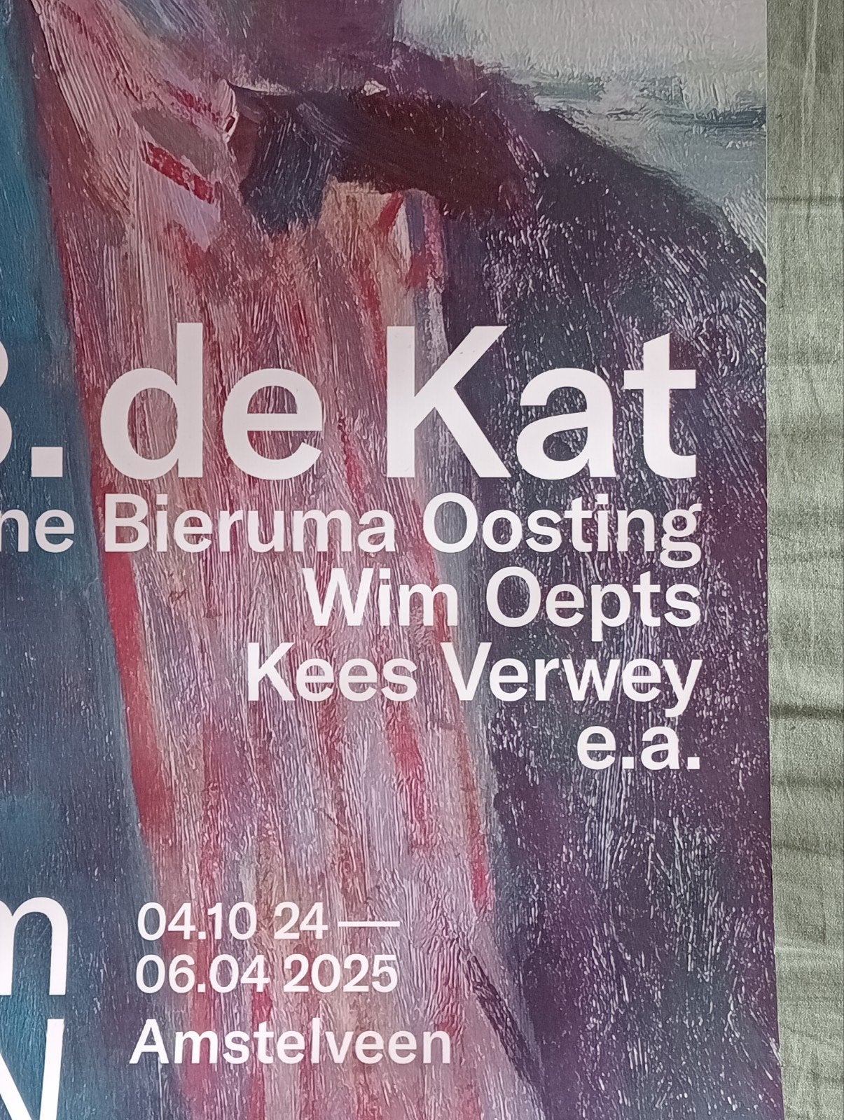 Otto B.de Kat Museum Jan  Affiche, Ophalen of Verzenden, Zo goed als nieuw, A1 t/m A3