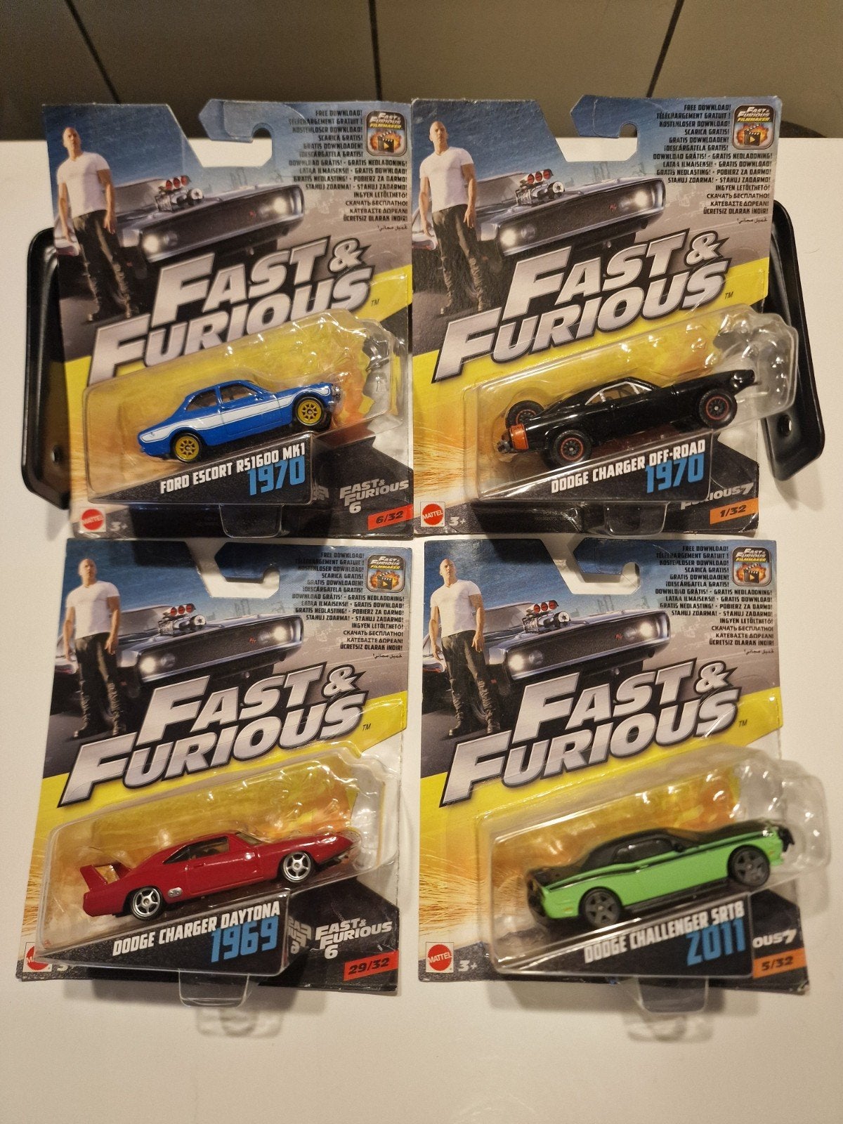 4x Ongeopende 1/32 Fast & Furious Modelauto's, Ophalen of Verzenden, Nieuw, Auto, Overige merken