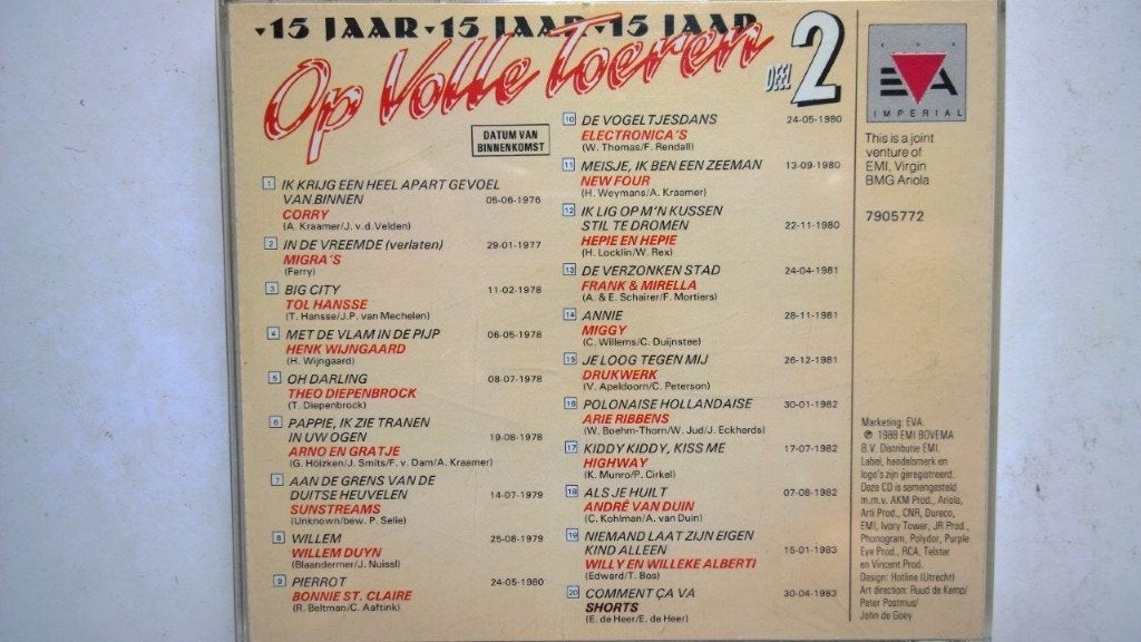 15 Jaar Op Volle Toeren Deel 2, Ophalen of Verzenden, Zo goed als nieuw, Nederlandstalig, Album