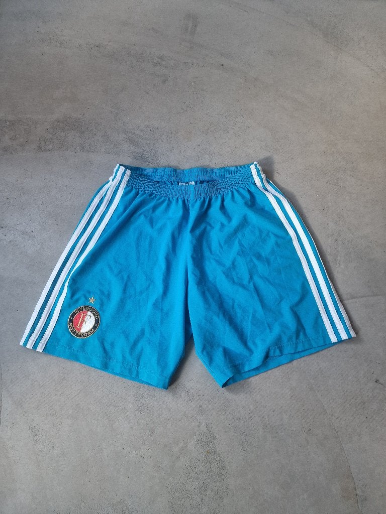 Adidas Feyenoord short M blauw, Ophalen of Verzenden, Broek