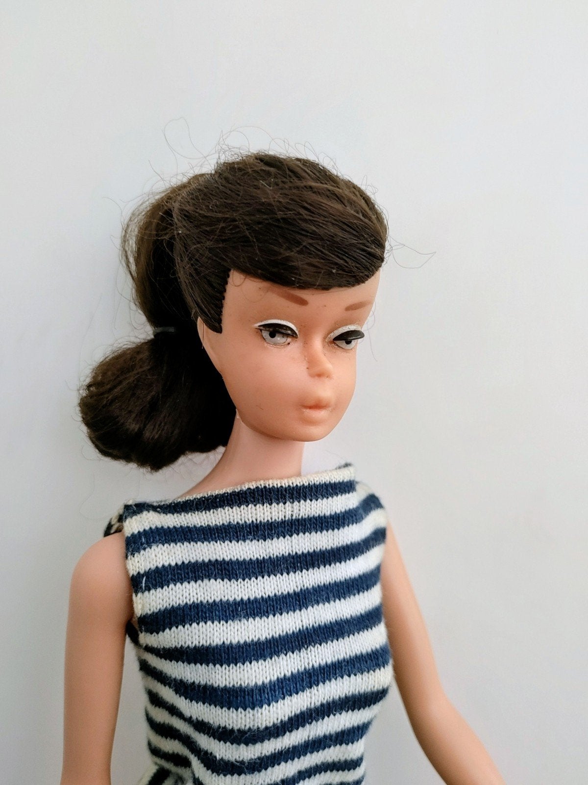 Vintage Barbie ponytail swirl, brunette, Verzamelen, Poppen, Ophalen of Verzenden, Zo goed als nieuw, Pop