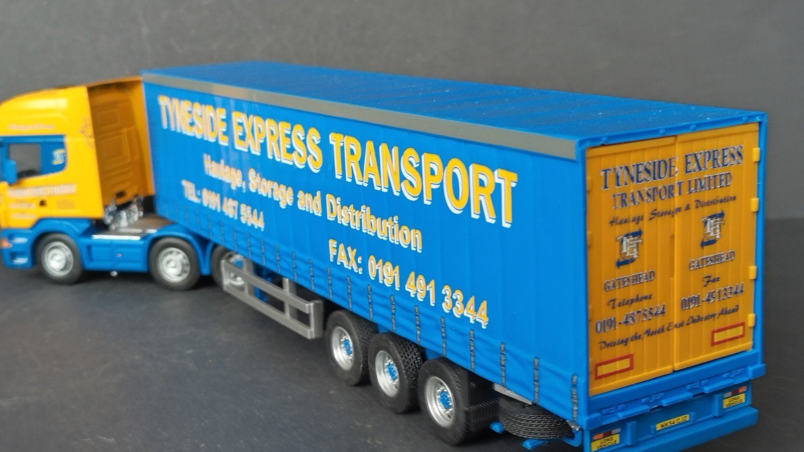 Scania R 620 Tyneside Transport 1:50 Cararama Pol, Overige merken, Verzenden, ., Cararama