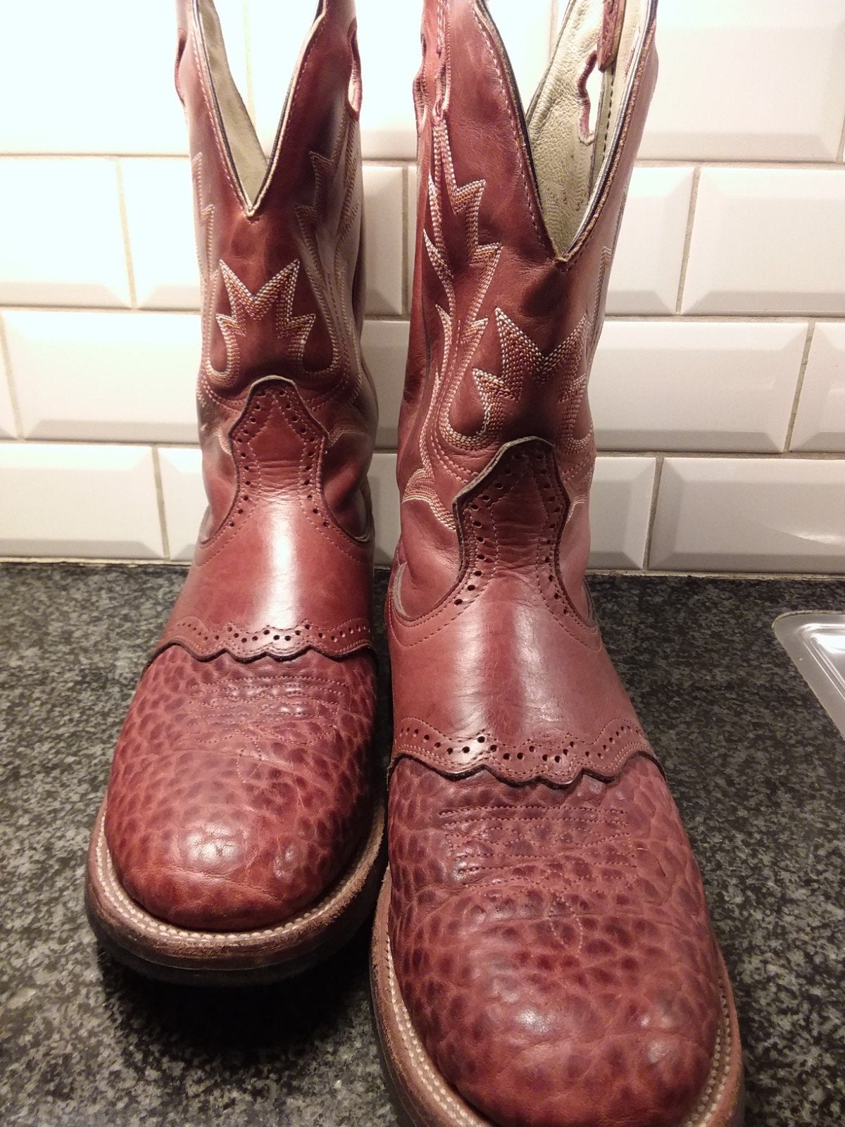 Boulet Westernlaarzen. Maat 9 1/2, Ophalen of Verzenden, Zo goed als nieuw, Boots