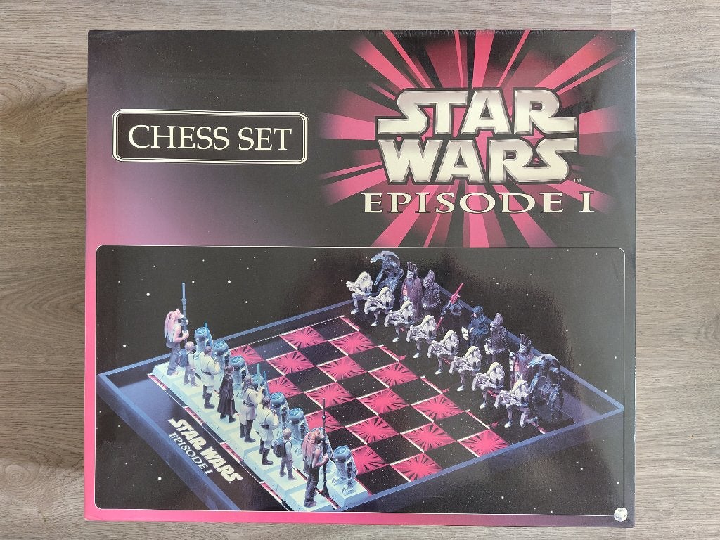 Star Wars episode 1 chess game schaken, Ophalen of Verzenden, Zo goed als nieuw, Spel