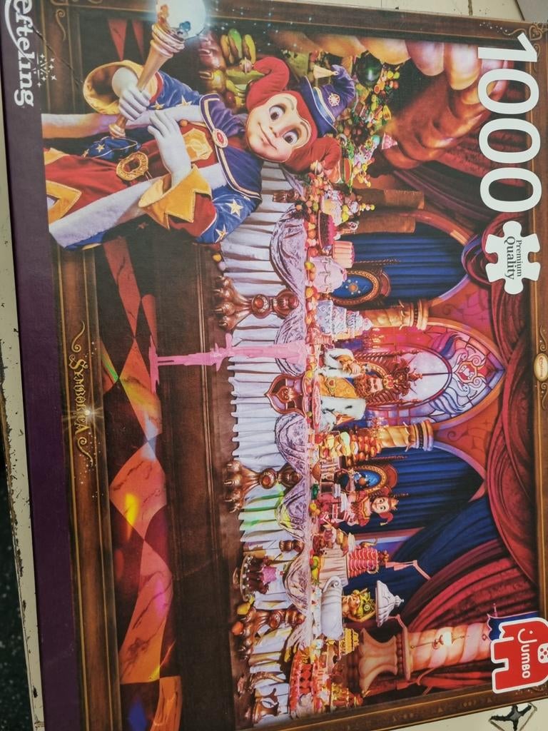 Puzzel efteling symbolica 1000 stukjes, Ophalen of Verzenden, 500 t/m 1500 stukjes, Zo goed als nieuw, Legpuzzel