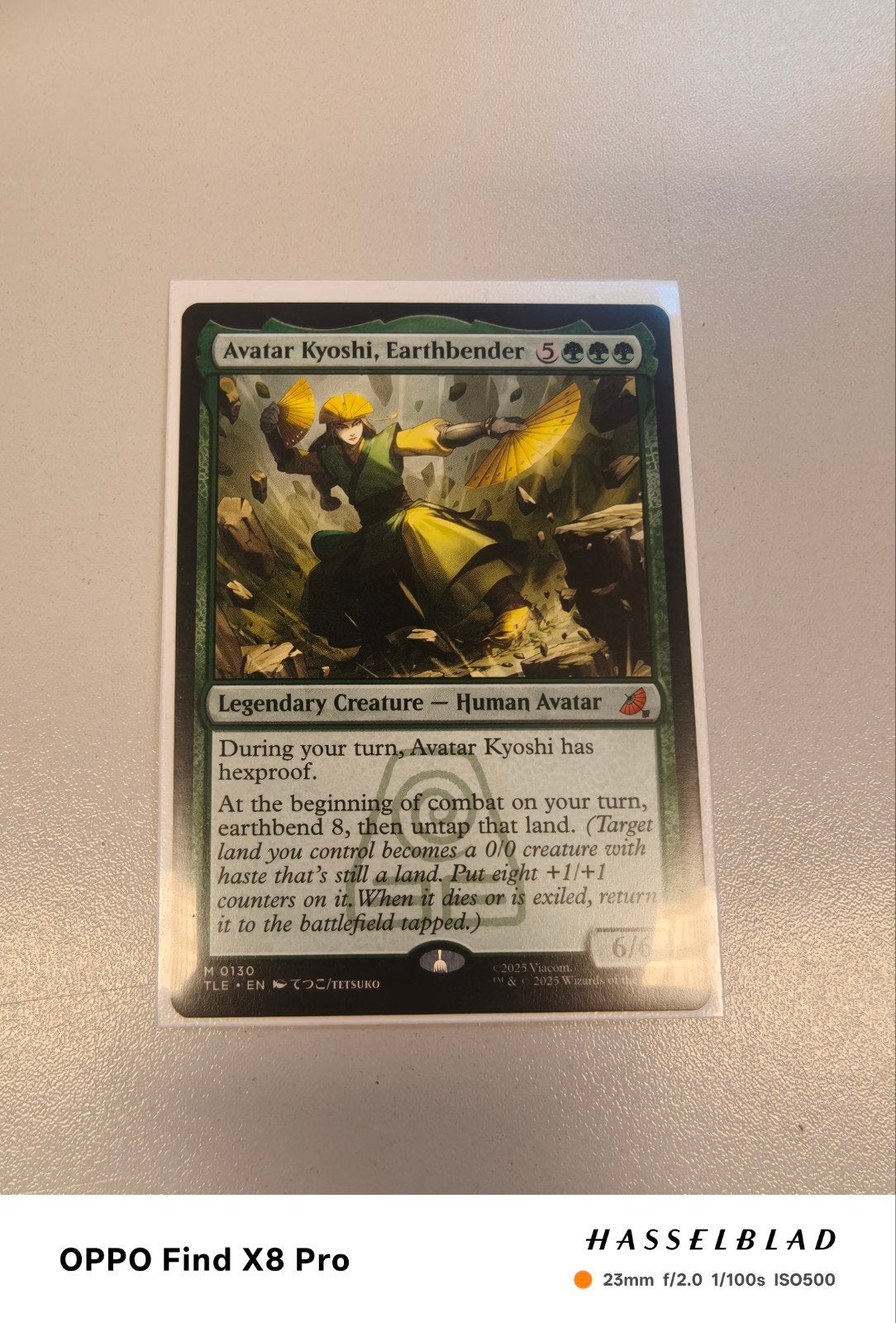 Avatar Kyoshi, Earthbender - Magic: The Gathering Kaart, Ophalen of Verzenden, Zo goed als nieuw, Losse kaart