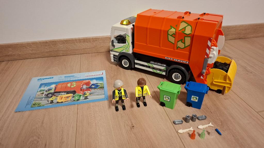 70200 Playmobil Garbage truck, Kinderen en Baby's, Speelgoed | Playmobil, Ophalen, Zo goed als nieuw