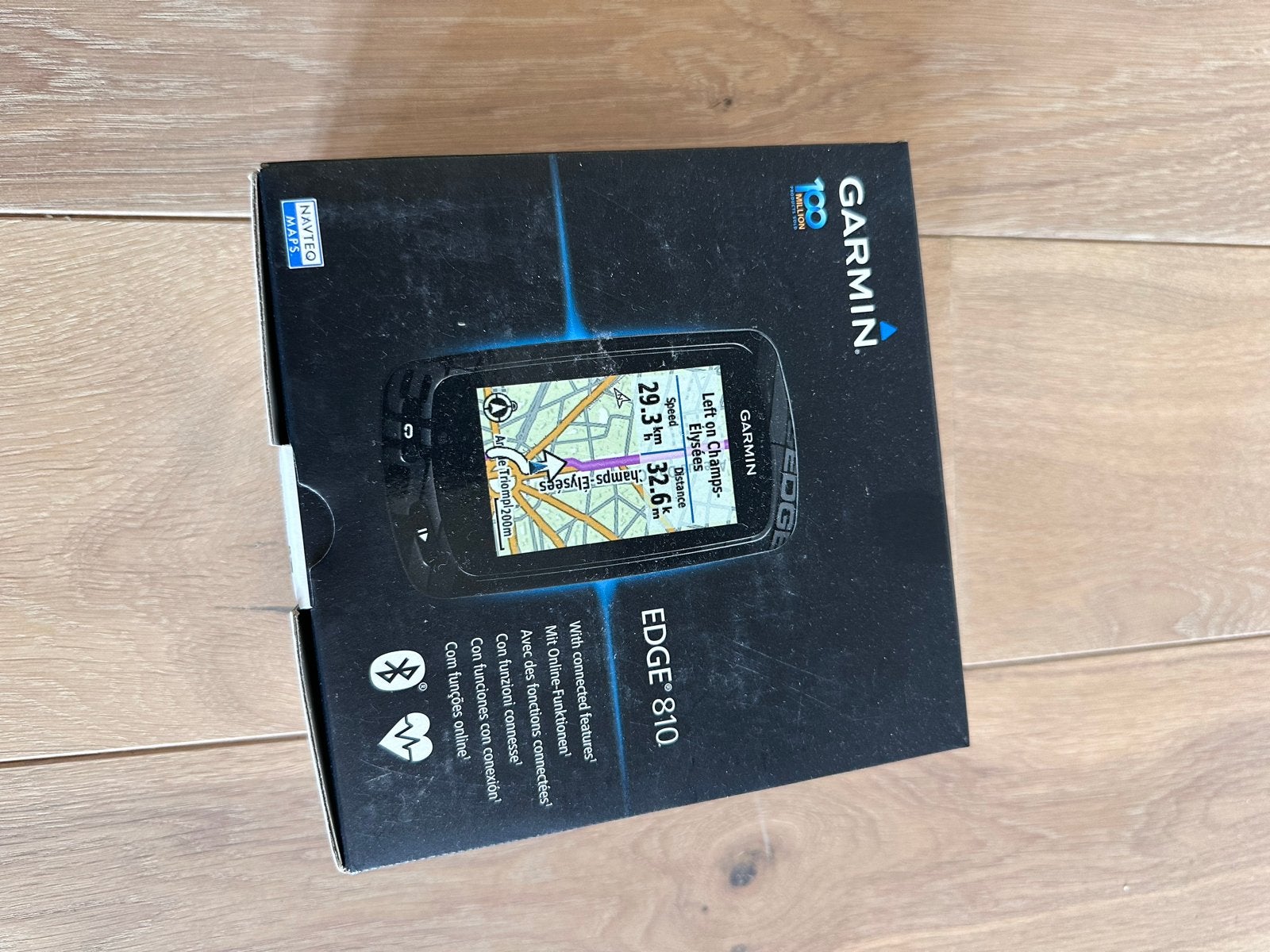 Garmin Edge 810 Fietscomputer met GPS en Navigatie, Fietsen en Brommers, Fietsaccessoires | Fietscomputers, Ophalen of Verzenden