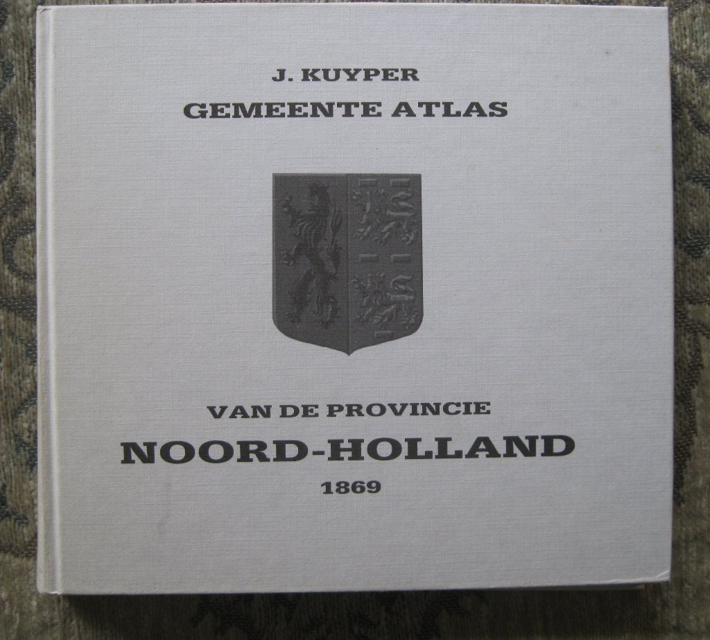 Gemeente Atlas van de provincie Noord Holland., Ophalen of Verzenden, Nieuw