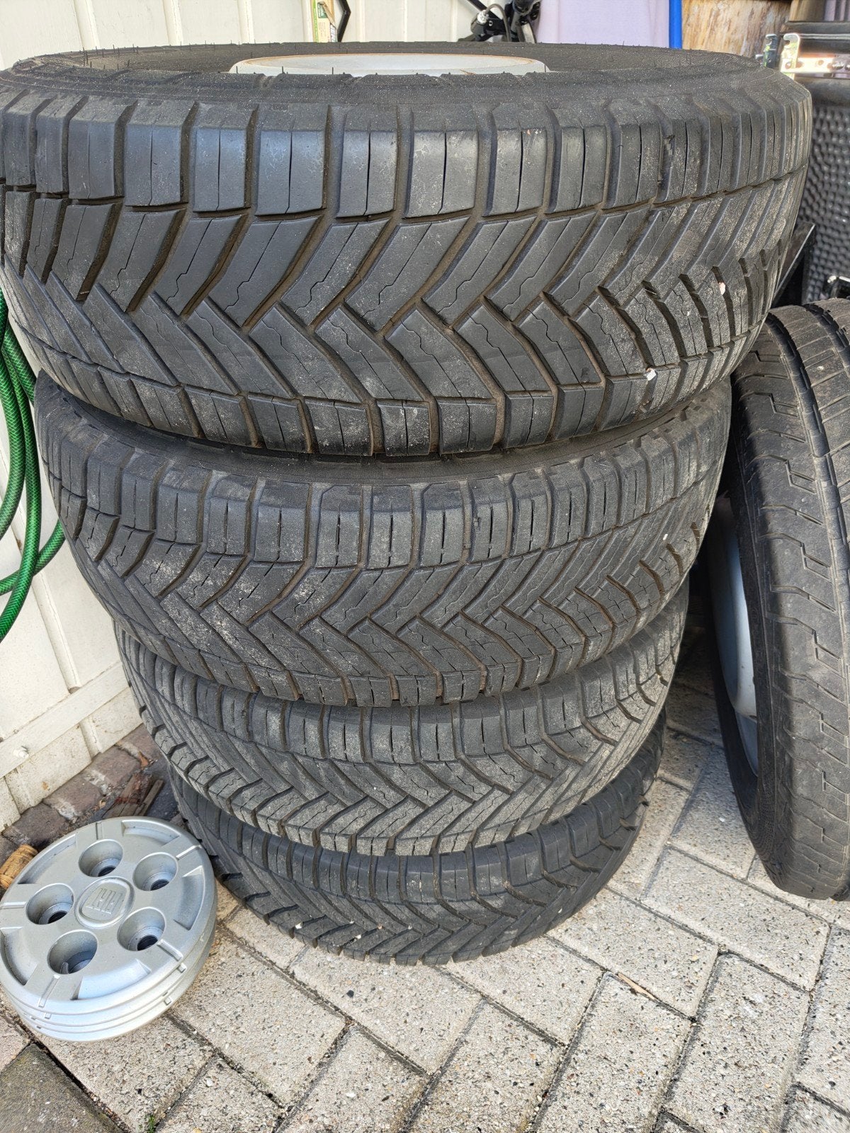 4x Michelin banden met velg Ducato/Jumper/Boxer, 15 inch, Ophalen of Verzenden, Band(en), Zomerbanden