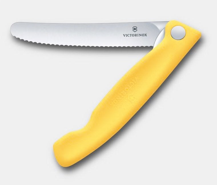 VICTORINOX SWISS CLASSIC PICNIC MES GEKARTELD GEEL, Info@jefiwild.nl, Nieuw, Victorinox, Zichtenburglaan 64