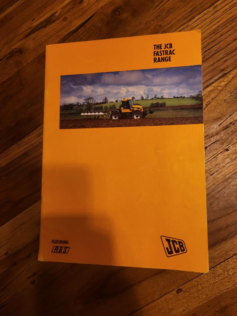 tractor folder JCB Fastrac Range, Boeken, Catalogussen en Folders, Ophalen of Verzenden, Zo goed als nieuw