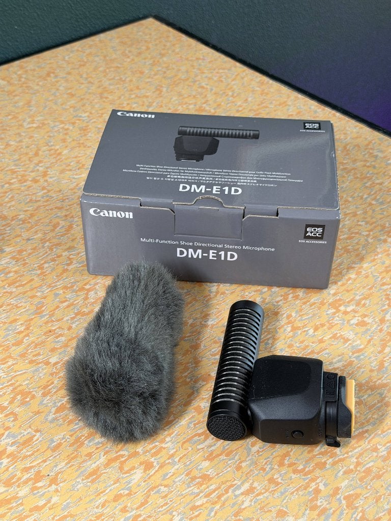 Canon DM-E1D microfoon, Canon, Nieuw, Ophalen of Verzenden, Geen optische zoom