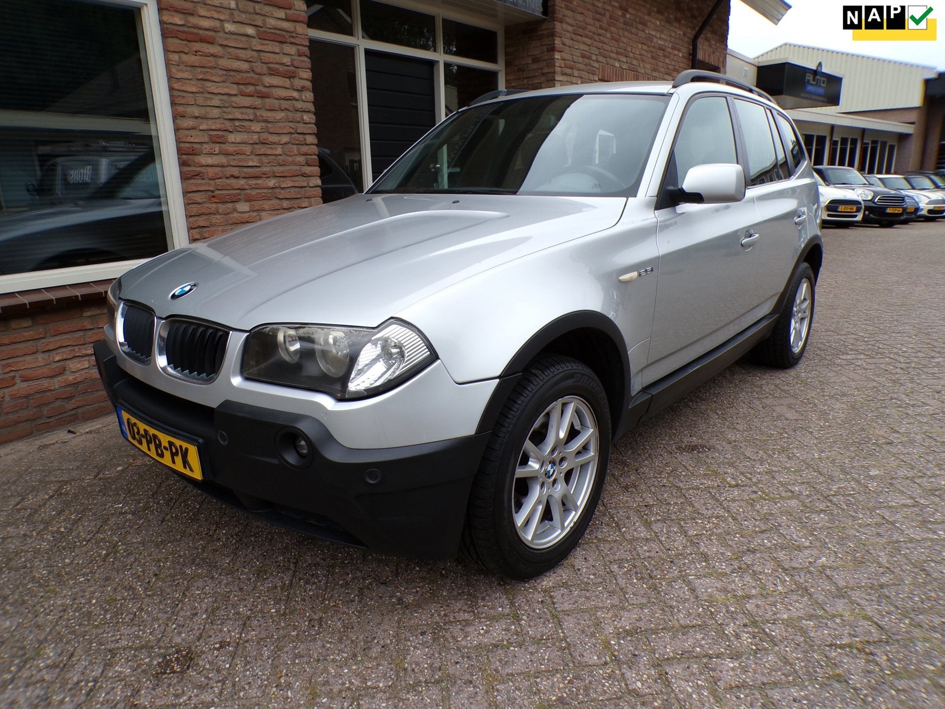 BMW X3 2.5i Executive Automaat / Leder / Navi, Auto's, Automaat, Zwart, Bedrijf, Vierwielaandrijving