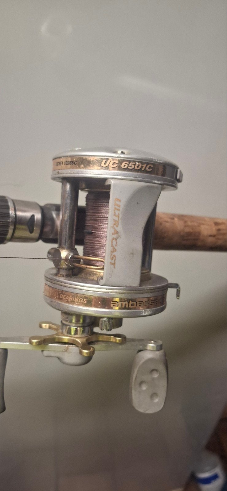 Abu Garcia Ambassadeur , roofvissen, snoek, reel, Ophalen of Verzenden, Gebruikt, Molen