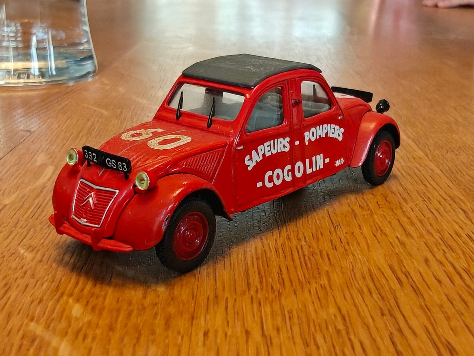 Norev Citroen 2CV Pompiers Cogolin EEND, Ophalen of Verzenden, Nieuw, Auto