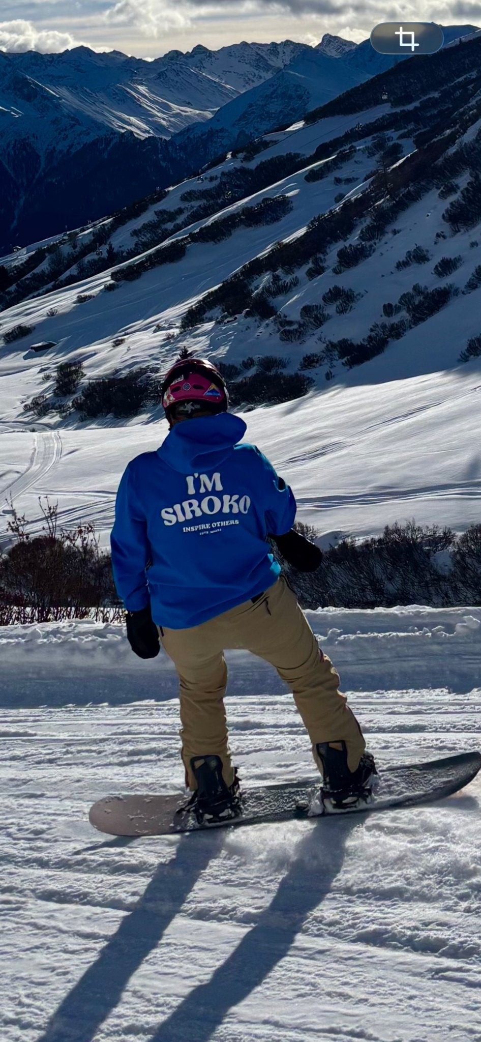Siroko blauwe ski-/snowboardjas – maat M/L, Ophalen of Verzenden, Zo goed als nieuw, Maat 42/44 (L), Jack