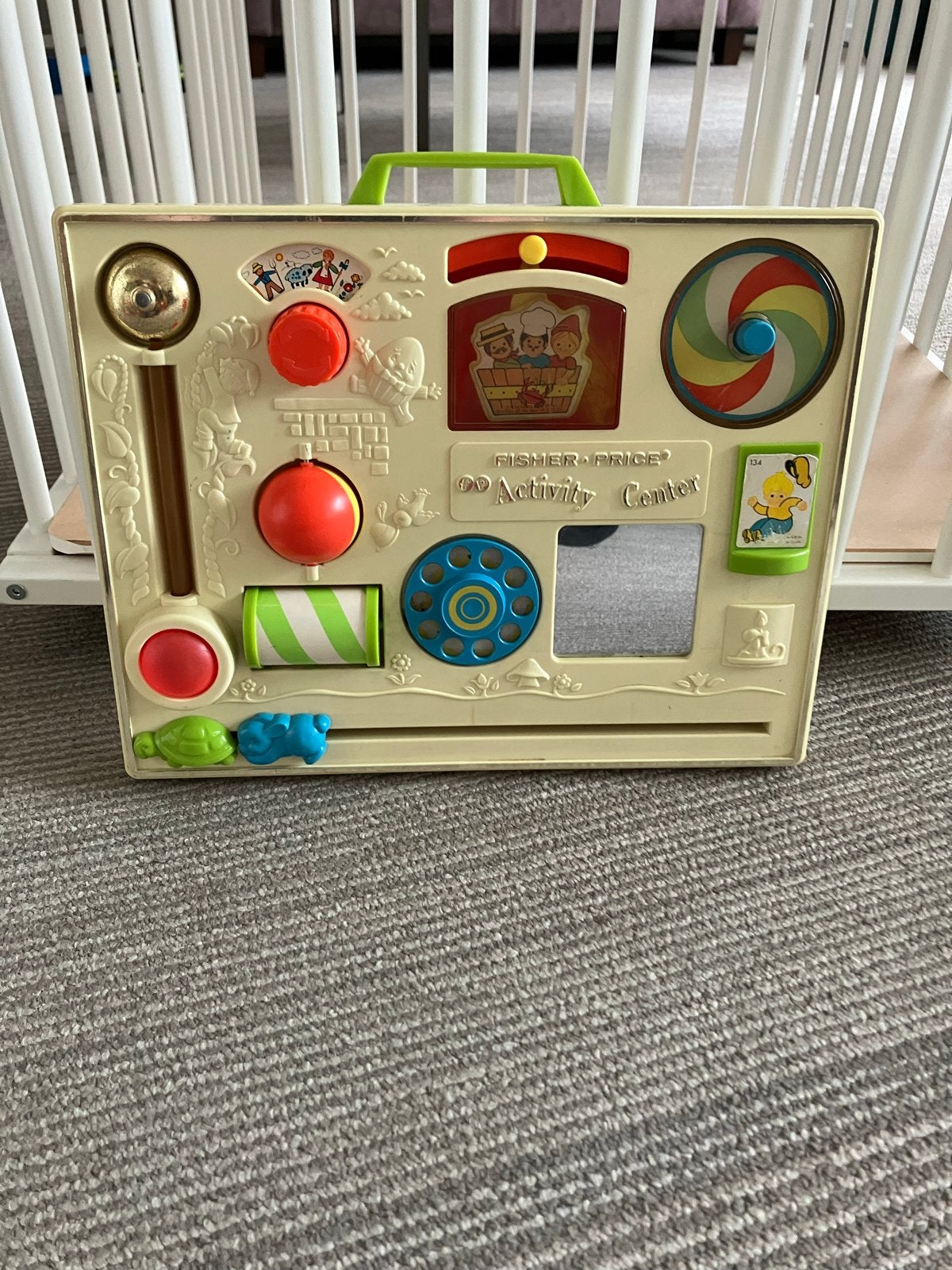 Vintage Fisher-Price Activity Center Speelpaneel, Ophalen, Gebruikt, Overige typen