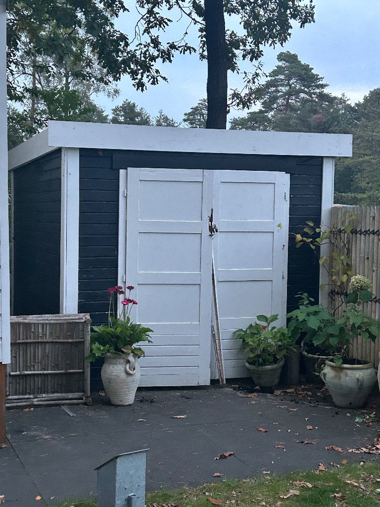 Schuur tegen bon Kwantum mee te nemen , deze week  Dalfsen, Tuin en Terras, Ophalen, Gebruikt, 500 cm of meer, Schuur