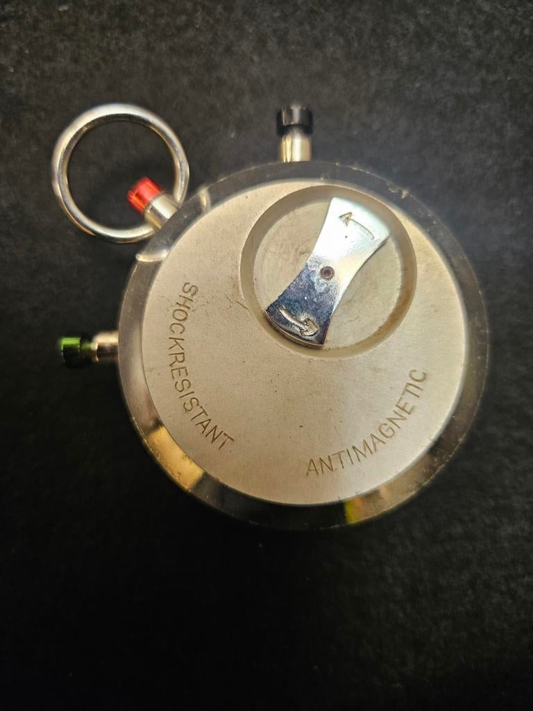 Vintage Hanhart Amigo Stopwatch - Schokbestendig, Ophalen of Verzenden