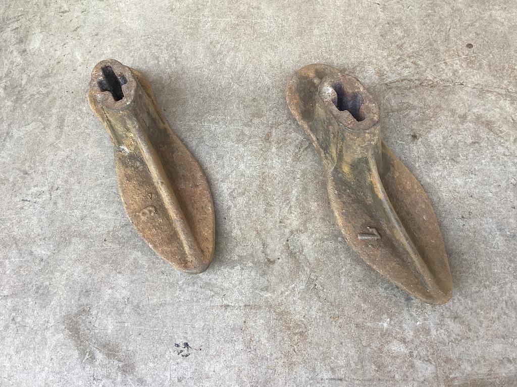 Schoenmaker antieke schoen leest. 2stuks €19,50, Antiek en Kunst, Ophalen