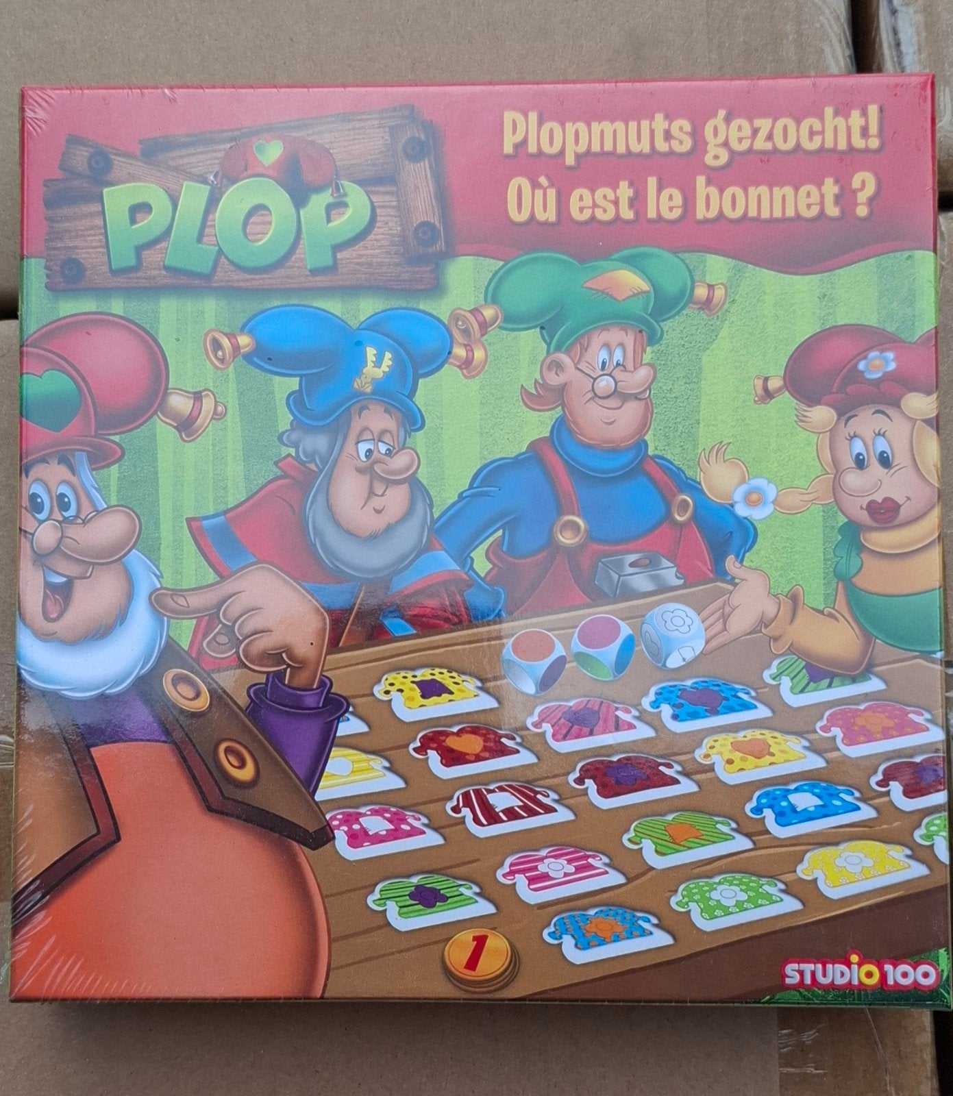 partij 348 x Plopmuts Gezocht! Bordspel - Studio 100, Diversen, Ophalen, Sint-Denijs-Westrem, België, Nieuw, Studio 100