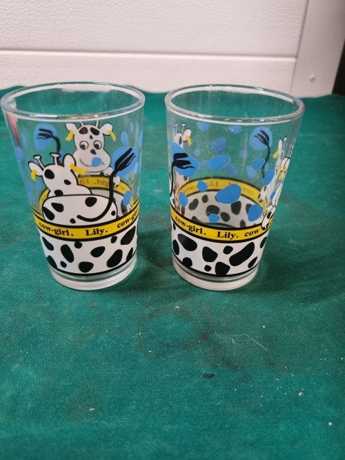 drinkglazen cow girl vintage, Ophalen of Verzenden, 'T Olde Gre-j, Info@toldegrej.nl, Endepoelstraat 20f Didam