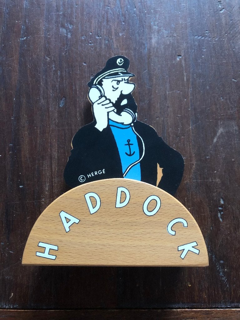 Kuifje; Kapitein Haddock Spaarpot, Verzamelen, Ophalen of Verzenden, Overige figuren, Zo goed als nieuw, Beeldje of Figuurtje