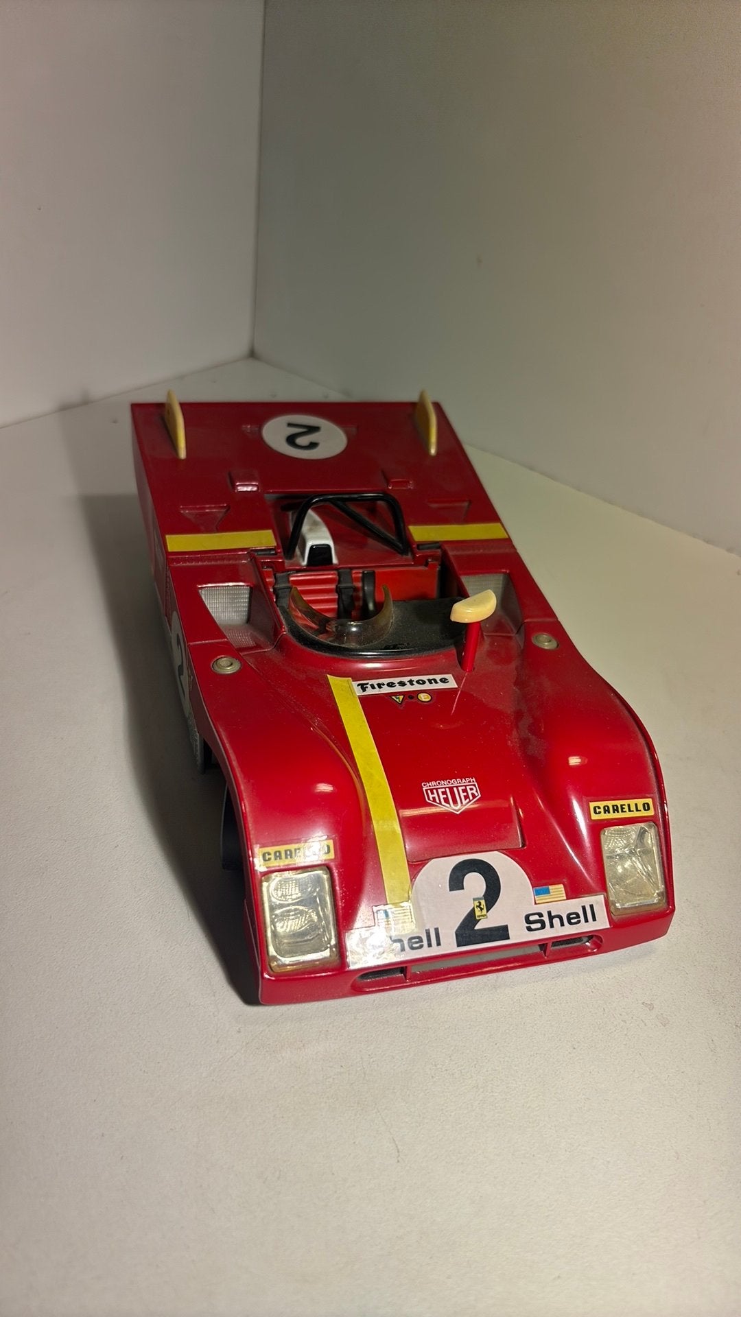 Ferrari 312p 1972 shell 1.18, Overige merken, Ophalen of Verzenden, A, A