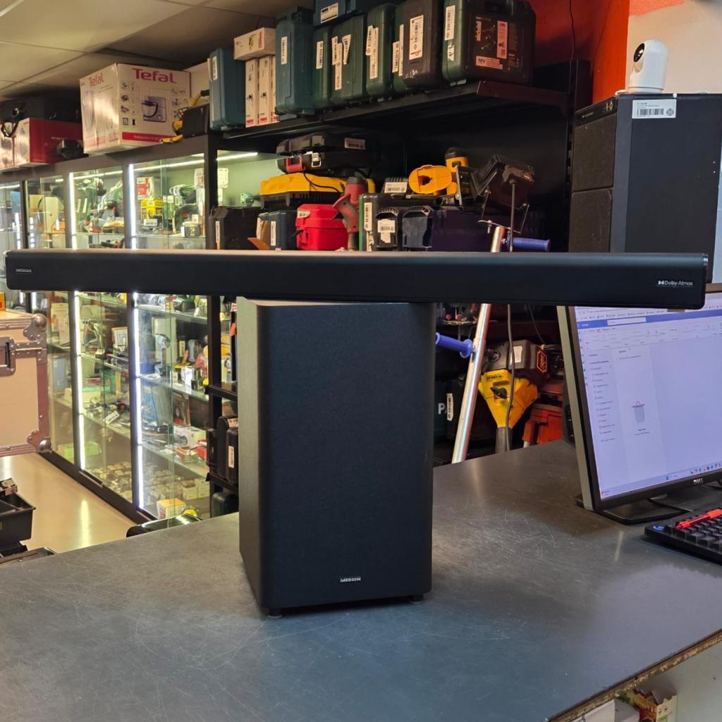 Medion Dolby Atmos Soundbar P64377, zwart + sub| nwpr 179 eu, Medion, Zo goed als nieuw, Support@medion.com, Medion AG
Am Zehnthof 77
45307 Essen
Germany