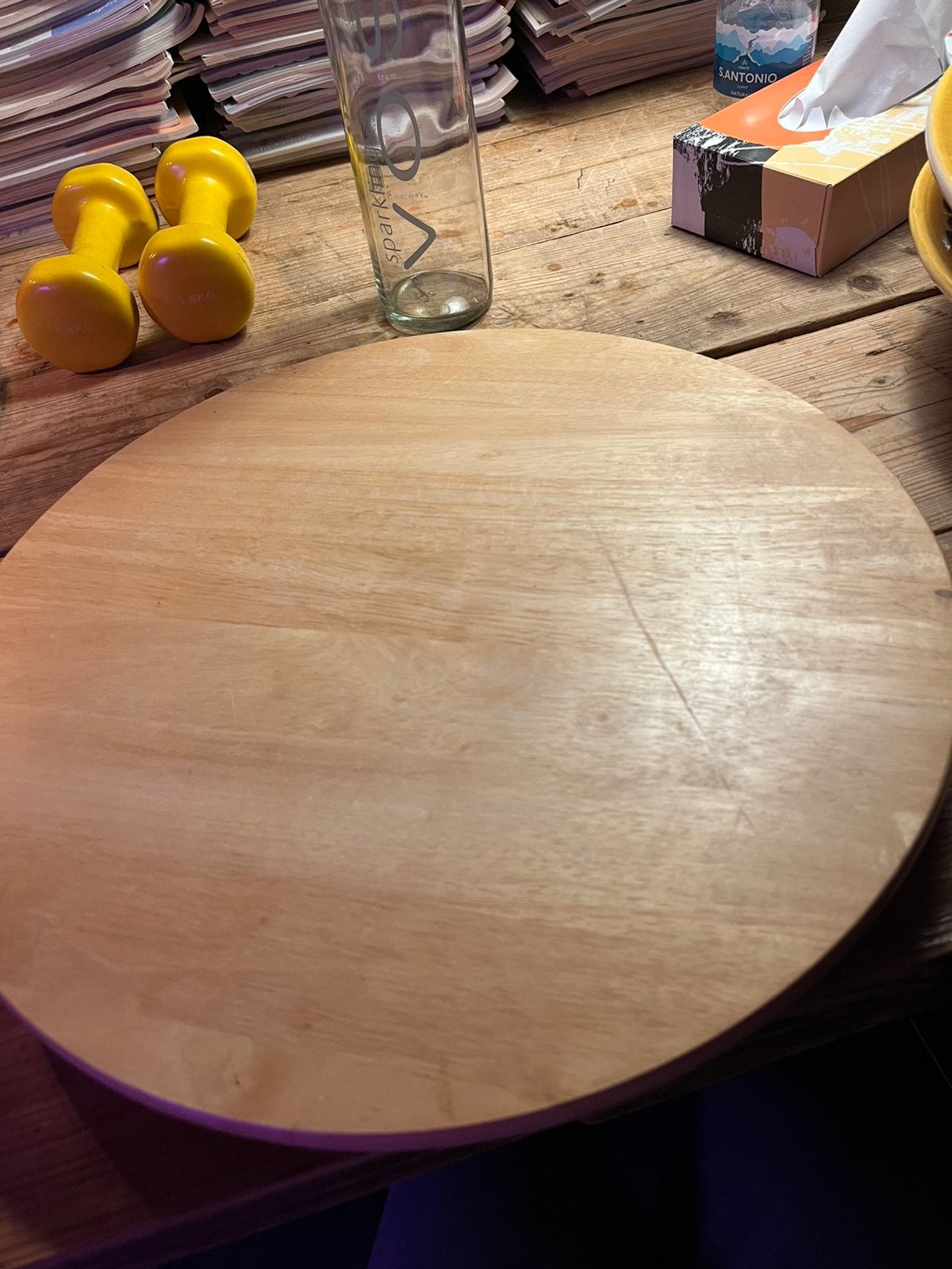 Ontbijt draai plank, Huis en Inrichting, Ophalen, Gebruikt, Rechthoekig, 50 tot 100 cm