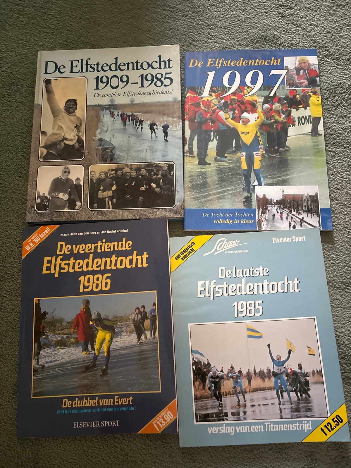 Elfstedentocht Boeken Collectie - Historie en Verslagen, Ophalen of Verzenden, Gelezen, Overige sporten
