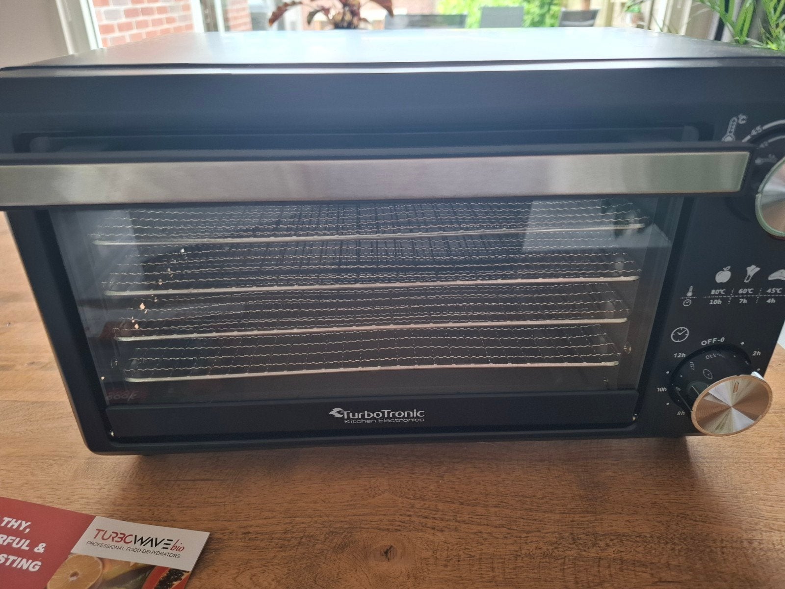 Turbotronic TT-FD14 Voedseldroger / Dehydrator - Nieuw, Witgoed en Apparatuur, Minder dan 45 cm, Overige merken, Minder dan 45 cm