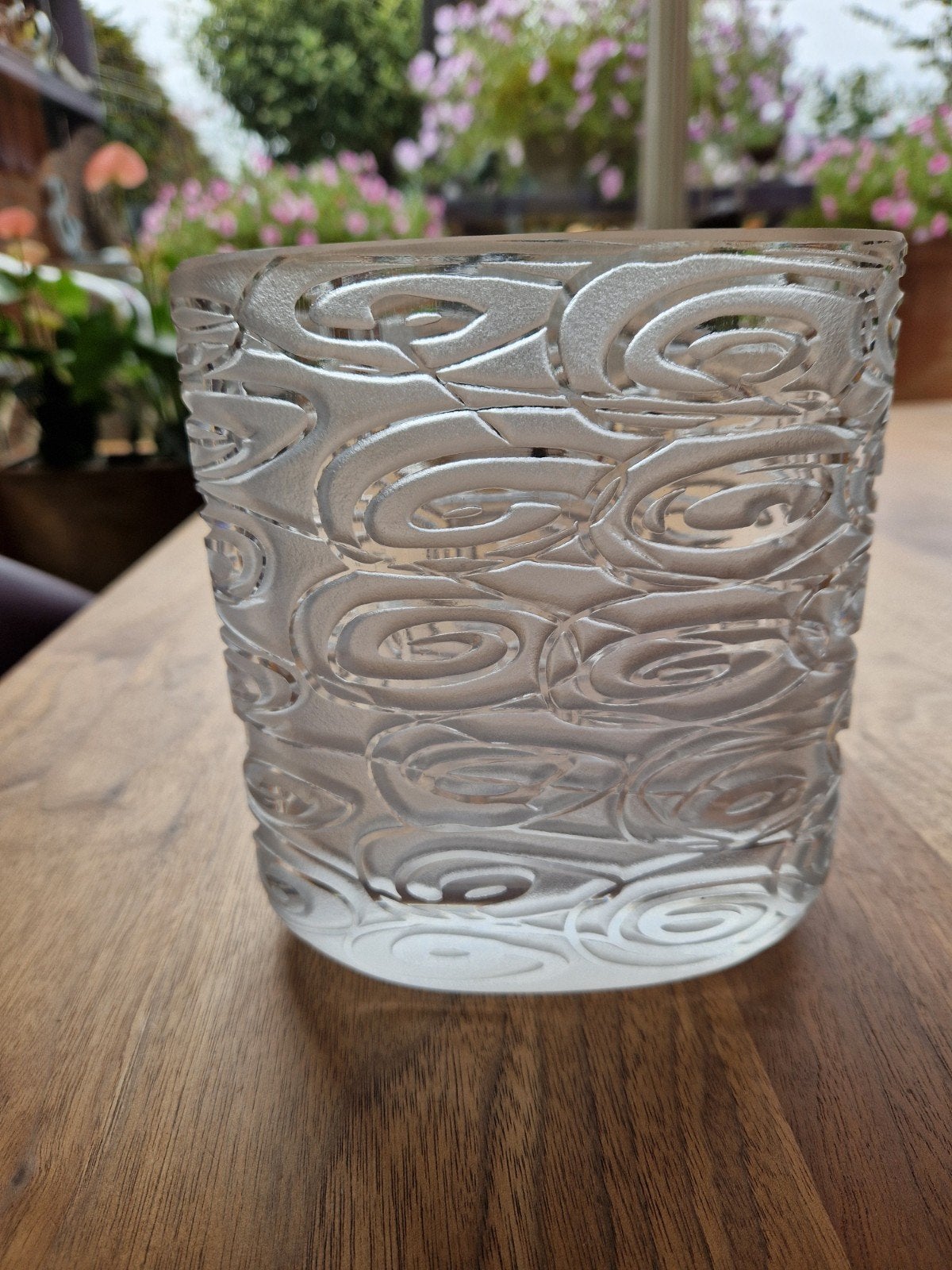 Peill & Putzler kristallen ovale vaas, 2 kg, Ophalen of Verzenden