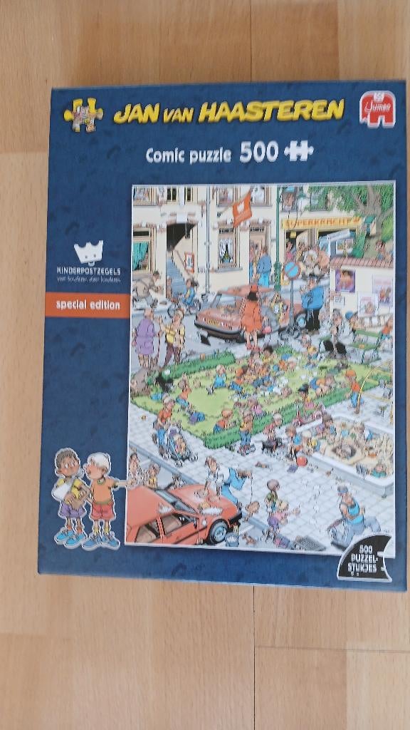 KINDERPOSTZEGELS JAN VAN HAASTEREN 500 STUKJES NIEUW, Hobby en Vrije tijd, Ophalen of Verzenden, 500 t/m 1500 stukjes, Nieuw, Legpuzzel
