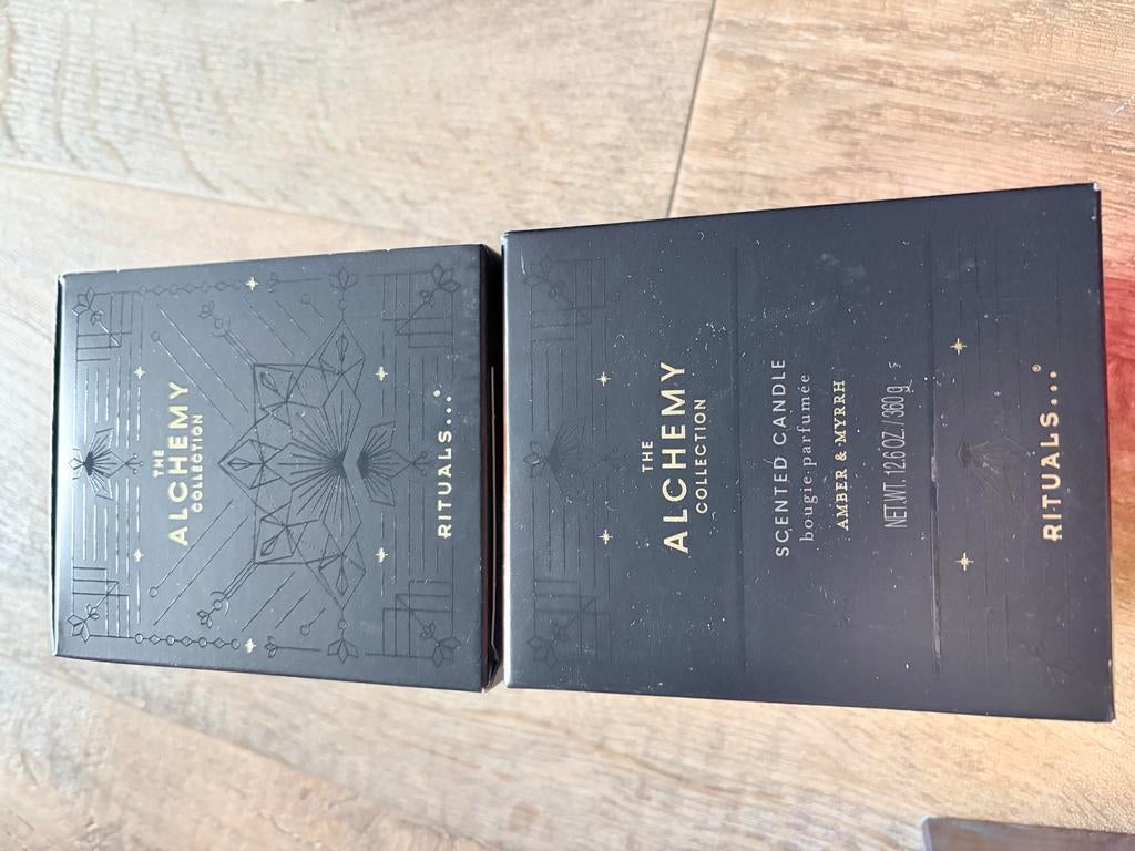 Rituals The Alchemy Collection Geurkaars Amber & Myrrh, Ophalen, Overige materialen, Zwart, Nieuw