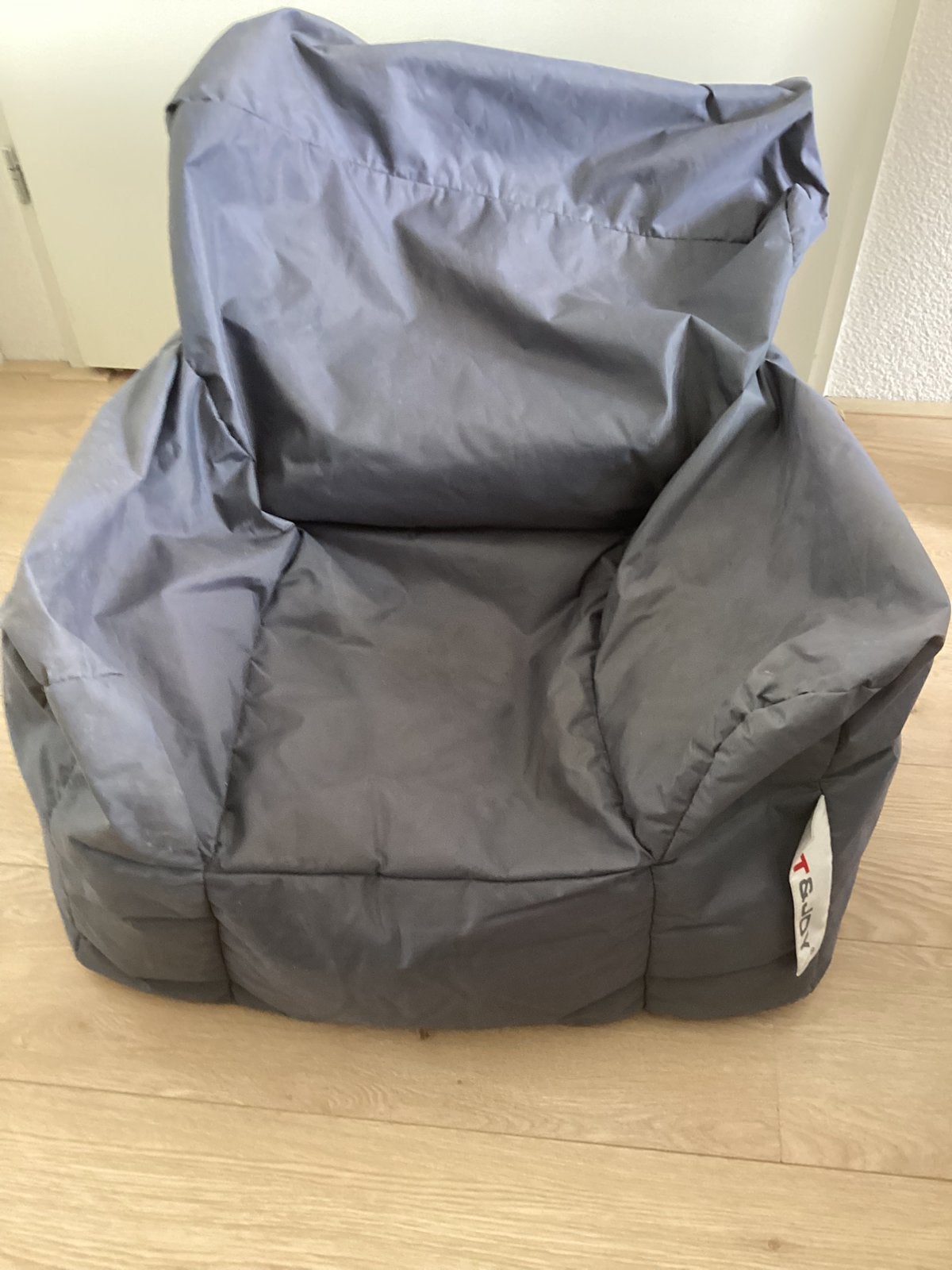 Grijze zitzak/ zitstoel voor kinderen, Ophalen of Verzenden, Grijs