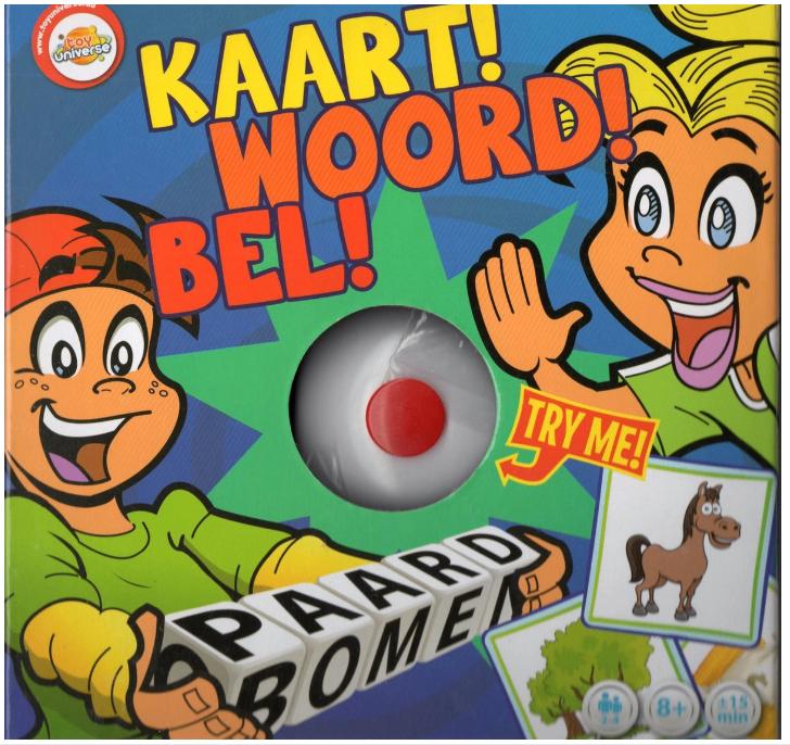 Kaart! Woord! en Bel! spel, Hobby en Vrije tijd, Ophalen of Verzenden