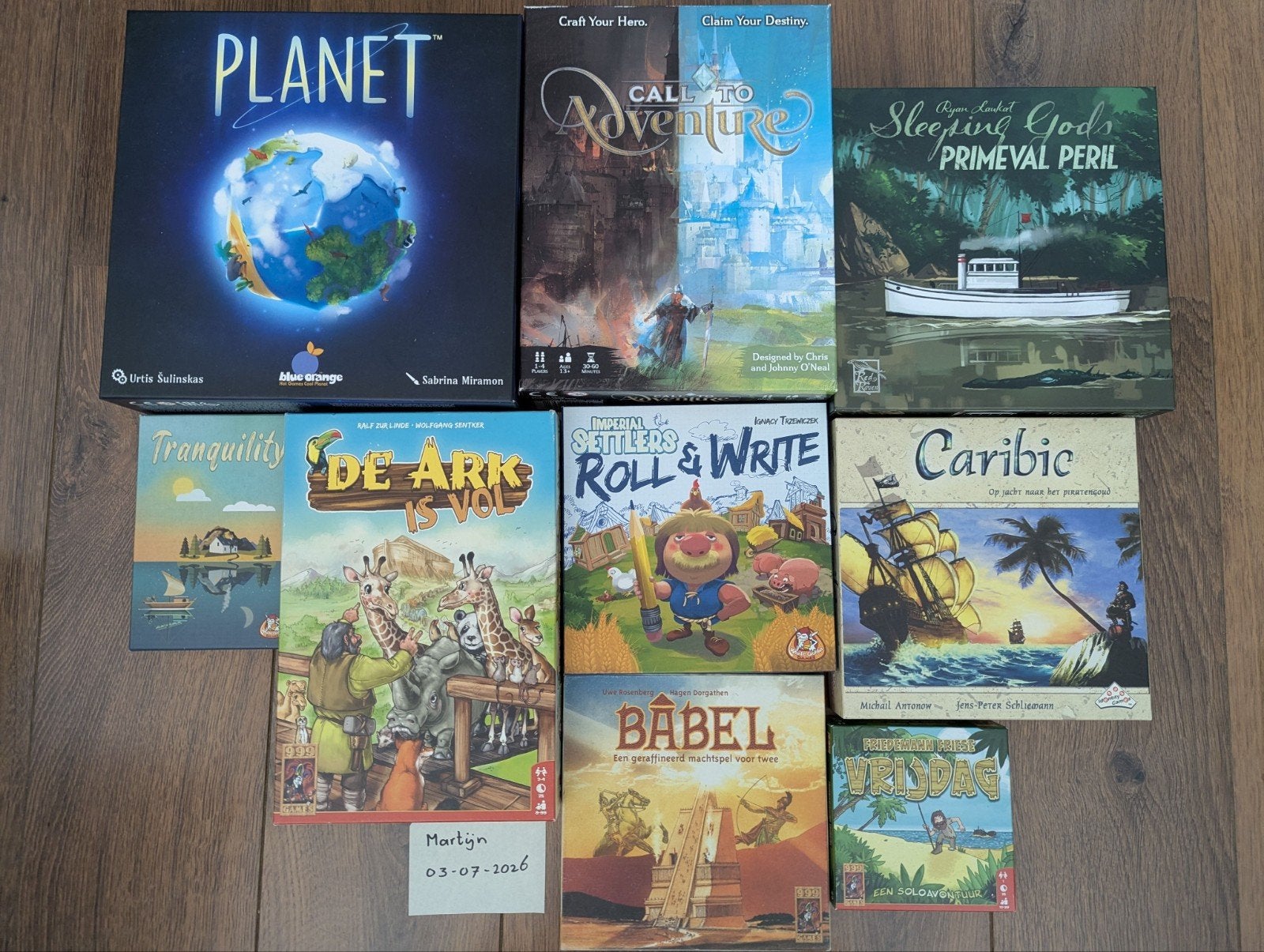 Diverse bordspellen: Sleeping Gods, Imperial Settlers R&W, Hobby en Vrije tijd, Ophalen of Verzenden, Gebruikt