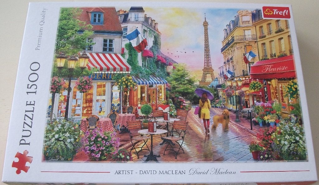 Puzzel *** CHARMING PARIS *** 1500 stukjes Trefl, Ophalen of Verzenden, 500 t/m 1500 stukjes, Zo goed als nieuw, Legpuzzel