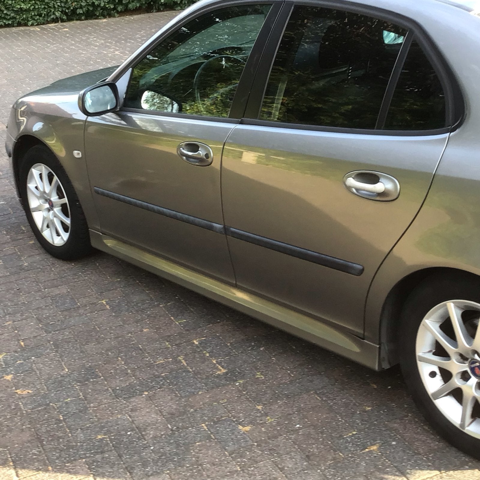 Saab 9-3 1.8 T Sport Sedan 2003 Grijs, Auto's, Saab, Voorwielaandrijving, 1998 cc, Zwart, 4 cilinders